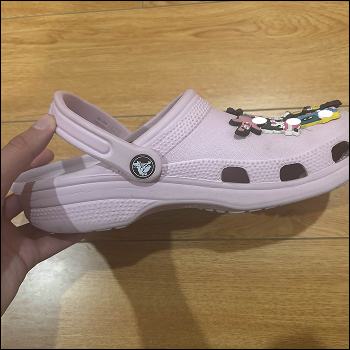 A diagram showing how the circuit would be incorporated into the croc shoes