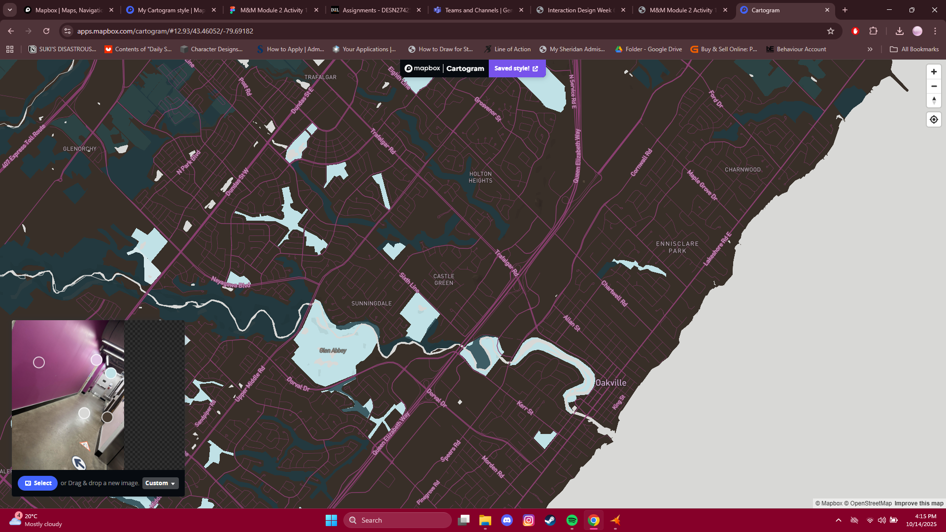 Same colours, zoomed out