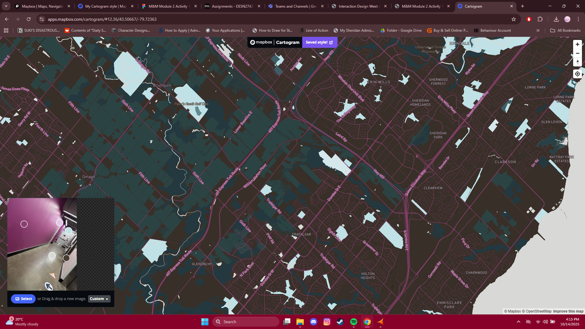 Same colours, zoomed out and adjusted to show other parts of the map